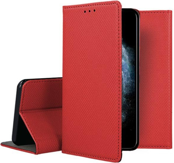 Pouzdro Smart Case Book Huawei P8 Lite 2017 / P9 Lite 2017 / Honor 8 Lite červené