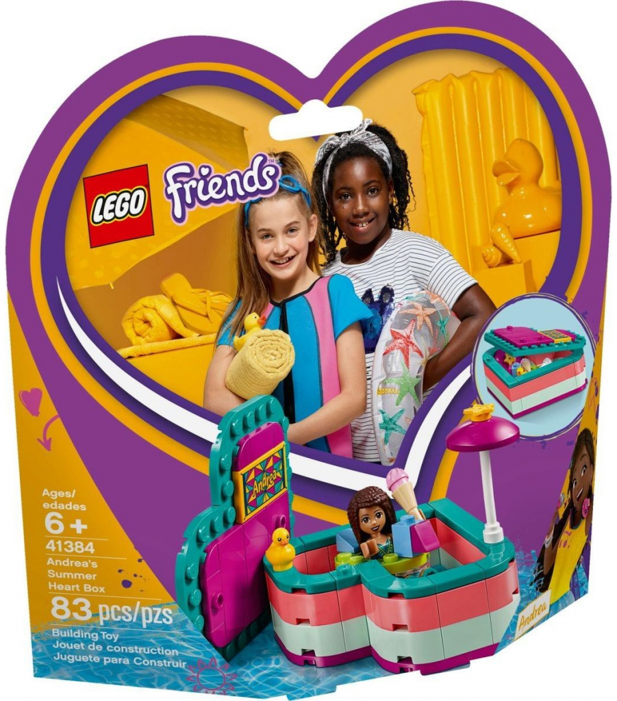 LEGO® Friends 41384 Andrea a letní krabička ve tvaru srdce