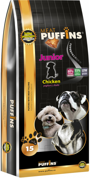 Puffins Dog Junior Chicken 15 kg