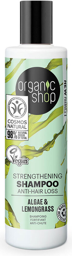 Organic Shop šampon Modrá laguna síla o obnova vlasů 280 ml