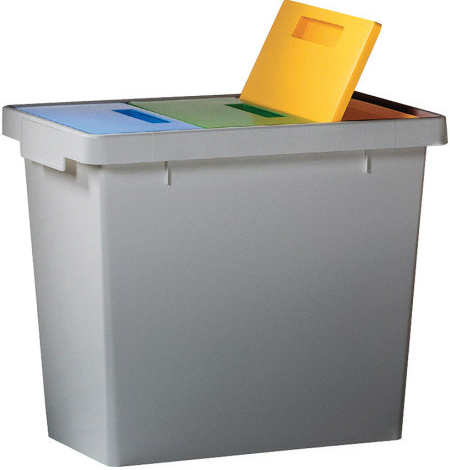 Heidrun Plastový odpadkový koš na tříděný odpad 3 x 50 l