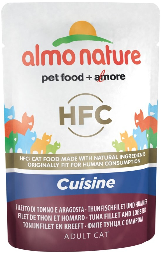 Almo Nature HFC Cuisine Filet z tuňáka a humr 24 x 55 g