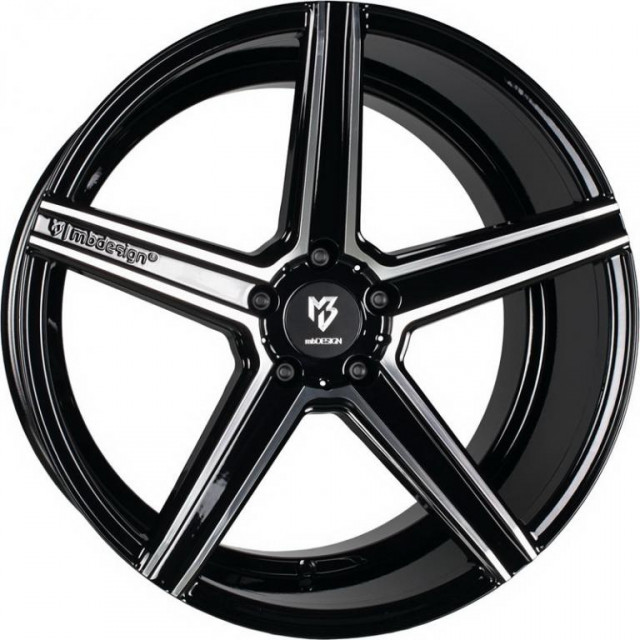 mbDESIGN KV1 11x23 5x112 ET20 shineblack polished