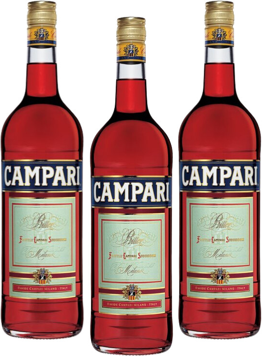 Campari 25% 1 l (holá láhev)