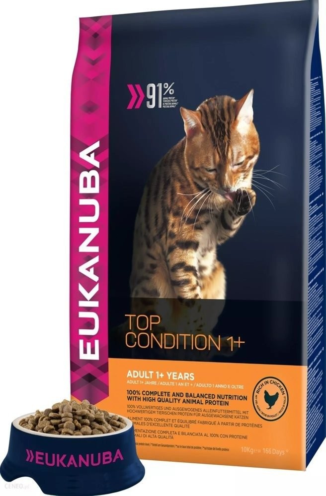 Eukanuba Cat Adult All Breeds Top Condition Chicken & Liver 10 kg
