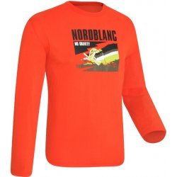 Pánská trika NORDBLANC dlouhý rukáv NBFMT2808 ORANŽOVORŮŽOVÁ