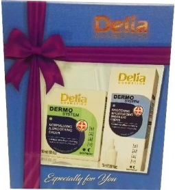 Delia Cosmetics Dermo System normalizující pleťový krém 50 ml + oční krém 15 ml dárková sada