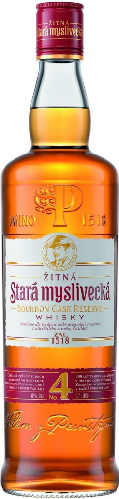 Stará Žitná Myslivecká Bourbon Cask Reserve 4y 40% 0,7 l (karton)