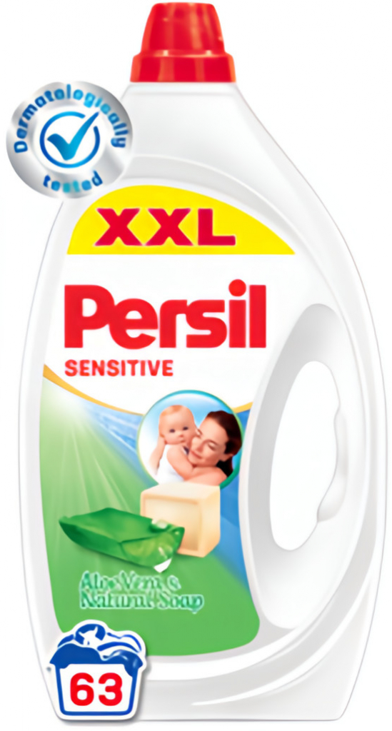 Persil Sensitive pro citlivou pokožku gel na praní 2,835 l 63 PD