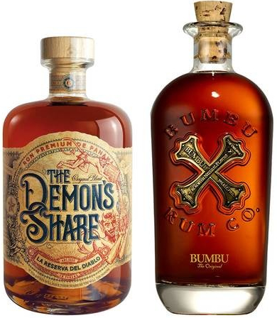 Bumbu Original 40% 0,7 l + Demon\'s Share 40% 0,7 l (set)