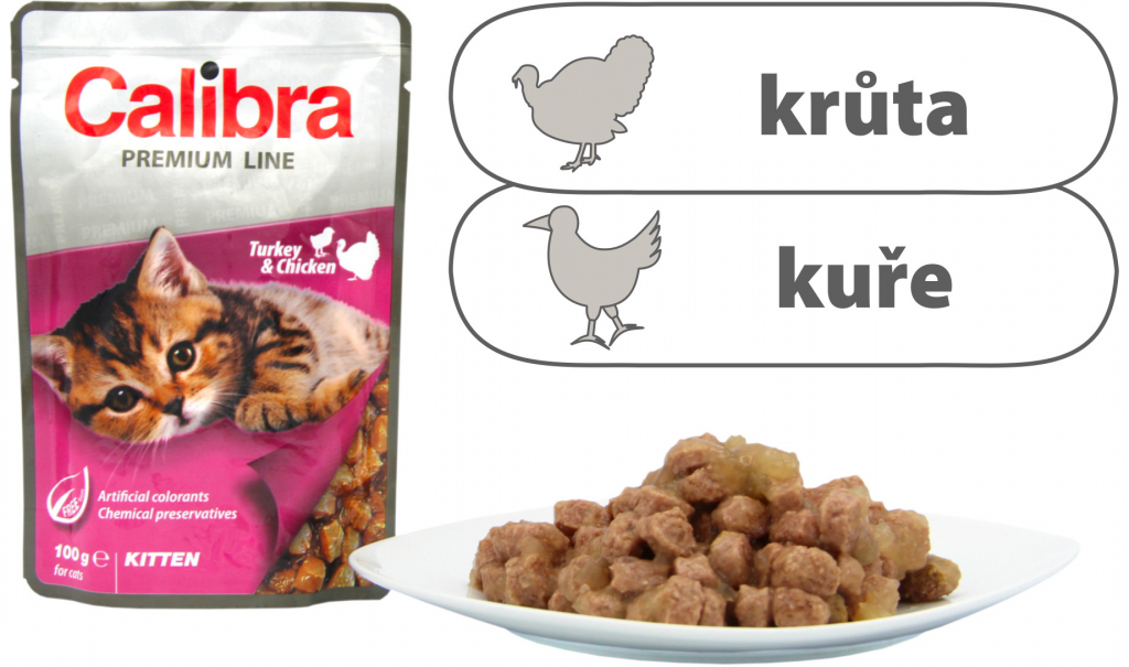 Calibra Premium Kitten Turkey & Chicken 100 g