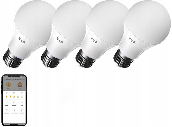 Yeelight Smart LED Bulb W4 Lite dimmable 4 pack