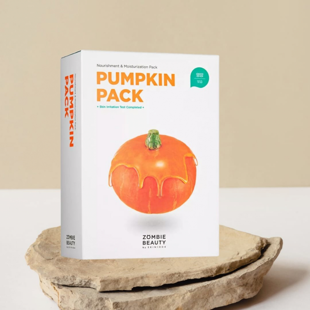 SKIN1004 Zombie Beauty Pumpkin Pack sada vyživujících pleťových masek 16 x 4 g dárková sada