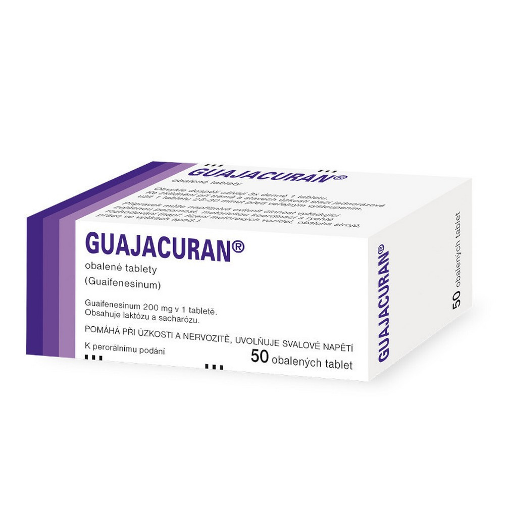 GUAJACURAN POR 200MG TBL OBD 50