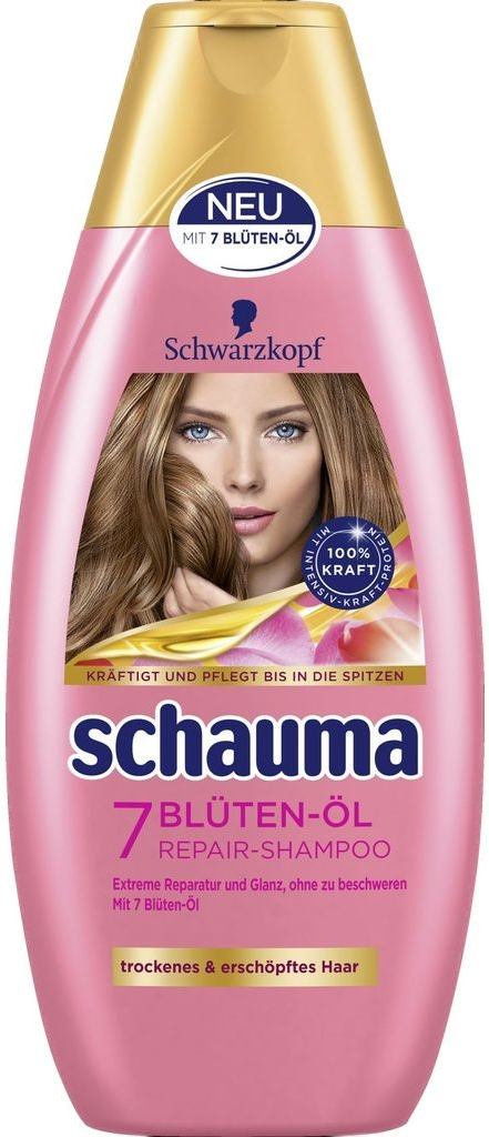 Schauma 7 Blossom Oil regenerační šampon pro suché a vyčerpané vlasy 400 ml