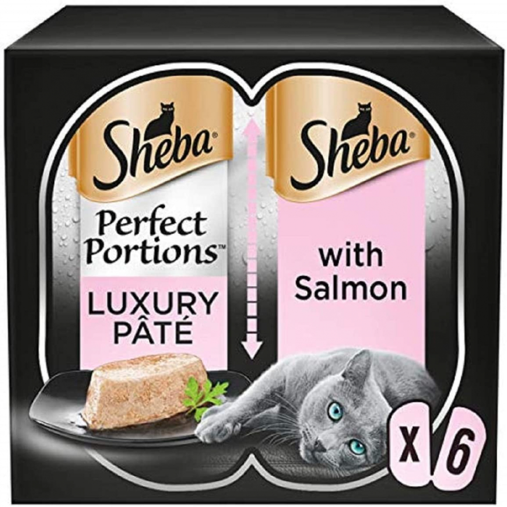 Sheba Perfect Portions s lososem 6 x 37,5 g