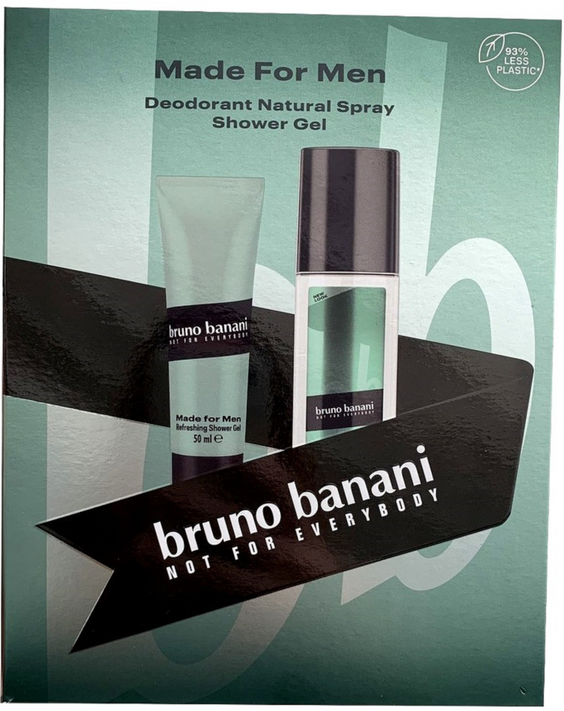 Bruno Banani Made Men deodorant sklo 75 ml + sprchový gel 50 ml dárková sada