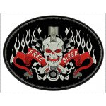 nášivka free biker ovál