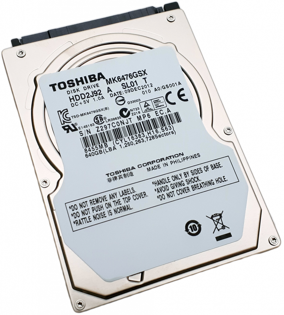 Toshiba 640GB SATA II 2,5\