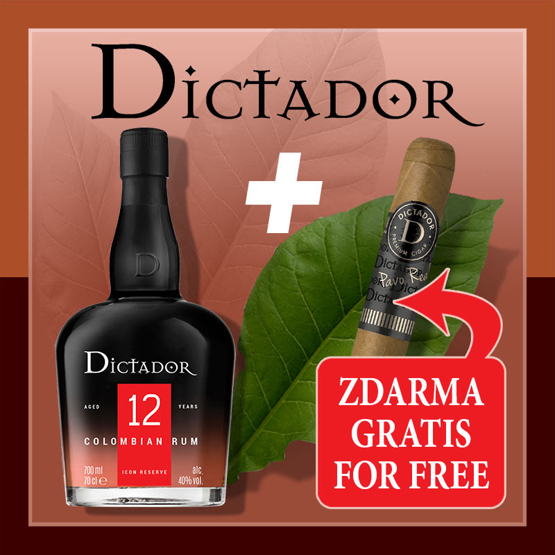 Dictador Rum 12y 40% 0,7 l (holá láhev)