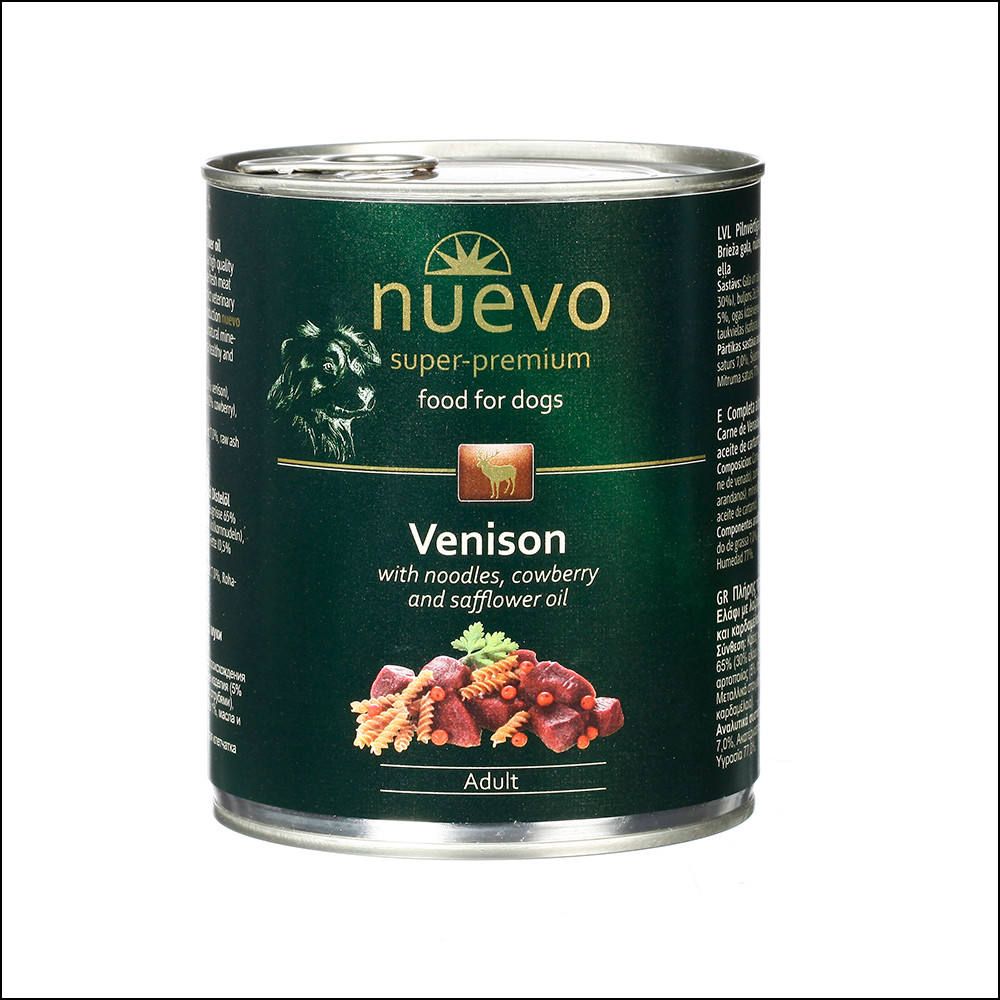 Nuevo Dog Adult Venison Menue 12 x 0,8 kg