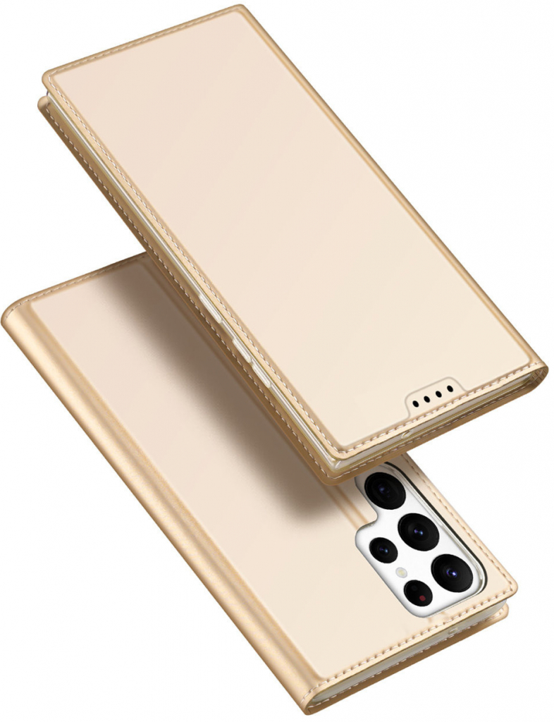 Pouzdro Dux Ducis Skin Samsung Galaxy S23 Ultra zlaté