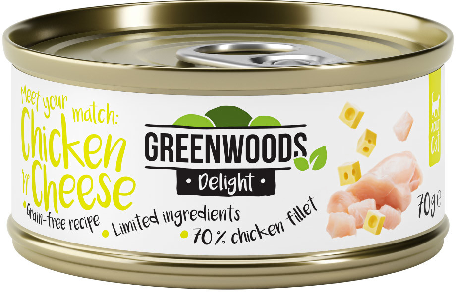 Greenwoods Delight Chicken Fillet and Cheese 48 x 70 g
