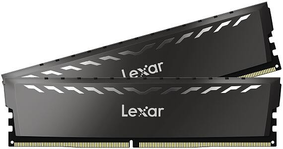 Lexar THOR DDR4 32GB kit 2x16GB UDIMM 3200MHz CL16 XMP 2.0 Heatsink černá LD4BU016G-R3200GDXG
