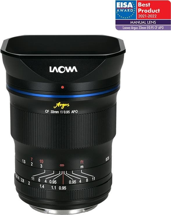 Laowa 33 mm f/0.95 ARGUS CF APO Canon EF-M