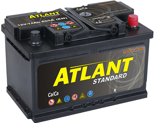 Atlant 12V 74Ah 660A ATL74-S