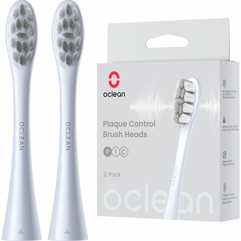 Oclean Plaque Control Medium P1C9 Silver 2 ks