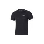 Pánské běžecké triko Asics MEN'S RUN. S.SL. R-NECK TOP černé
