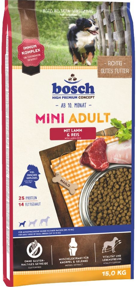 bosch Mini Adult Lamb & Rice 2 x 15 kg