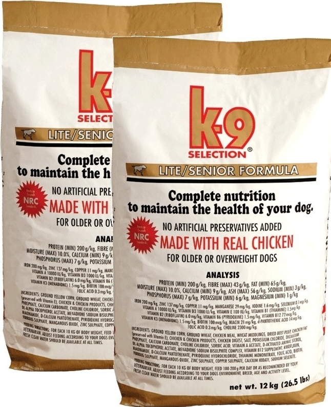 K-9 Lite Senior Formula 24 kg