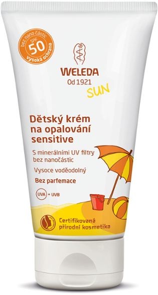 Weleda Sensitive dětský krém na opalování SPF50 50 ml