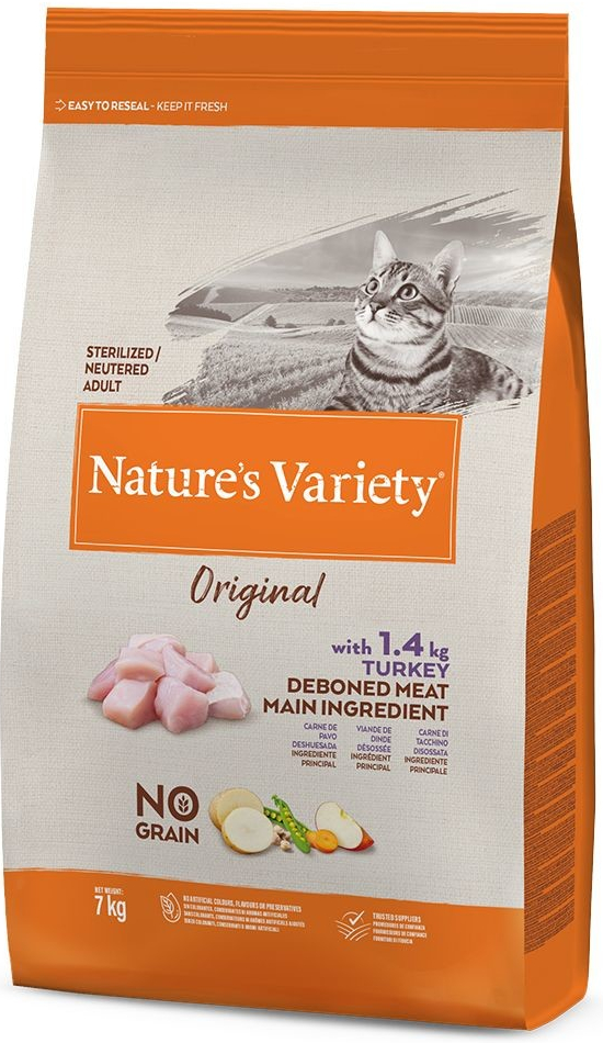 Natures Variety Original No Grain Sterlised krůtí 2 x 7 kg