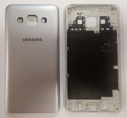 Kryt Samsung A300 Galaxy A3 zadní stříbrný