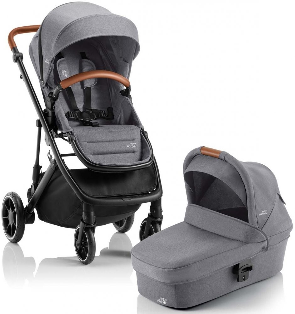 Britax Set Strider M + korba 2022 Elephant Grey