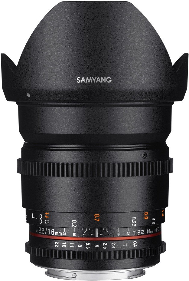 Samyang 16mm T2.2 VDSLR II Fujifilm X