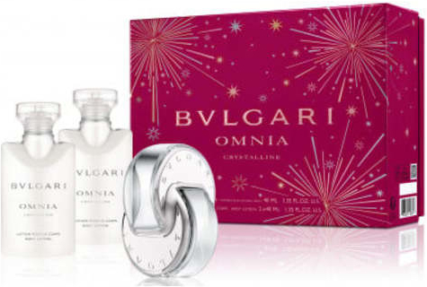 Bvlgari Omnia Crystalline EDT 40 ml + tělové mléko 2 x 40 ml dárková sada