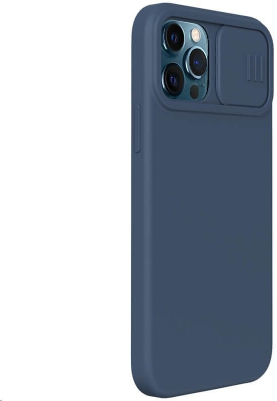 Pouzdro Nillkin CamShield Silky Magnetic Silikonový iPhone 12 Pro Max 6.7 modré