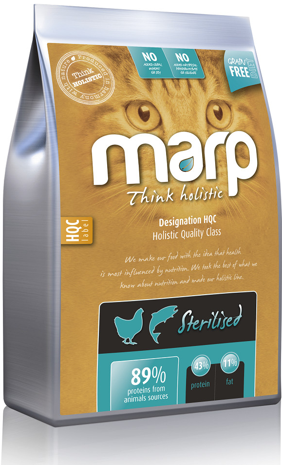 MARP Holistic Sterilised CAT pro kastrované a starší kočky 6 kg