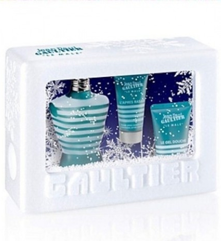 Jean Paul Gaultier Le Male 125 ml EDT + 50 ml sprchový gel + 30 ml balzám po holení dárková sada