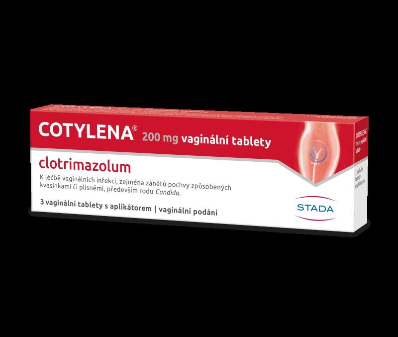 COTYLENA VAG 200MG VAG TBL NOB 3