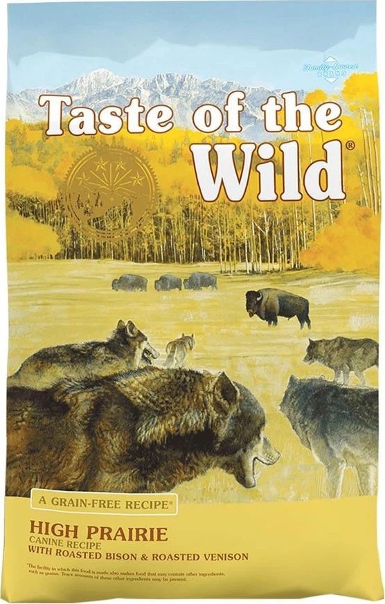 Taste of the Wild High Prairie Recipe kompletní pro dospělé psy všech plemen 18 kg