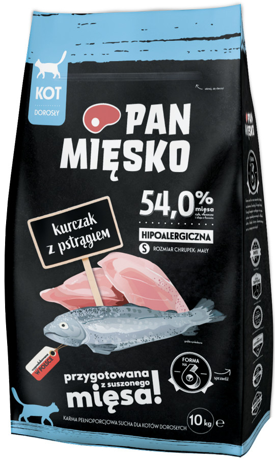 MELT Kuře se pstruhem S pro kočky 10 kg