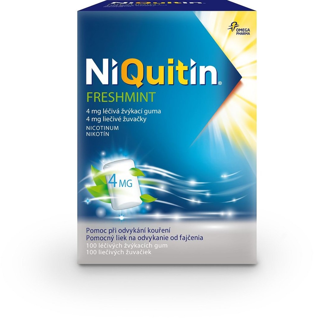 NIQUITIN FRESHMINT ORM 4MG GUM MND 100 I