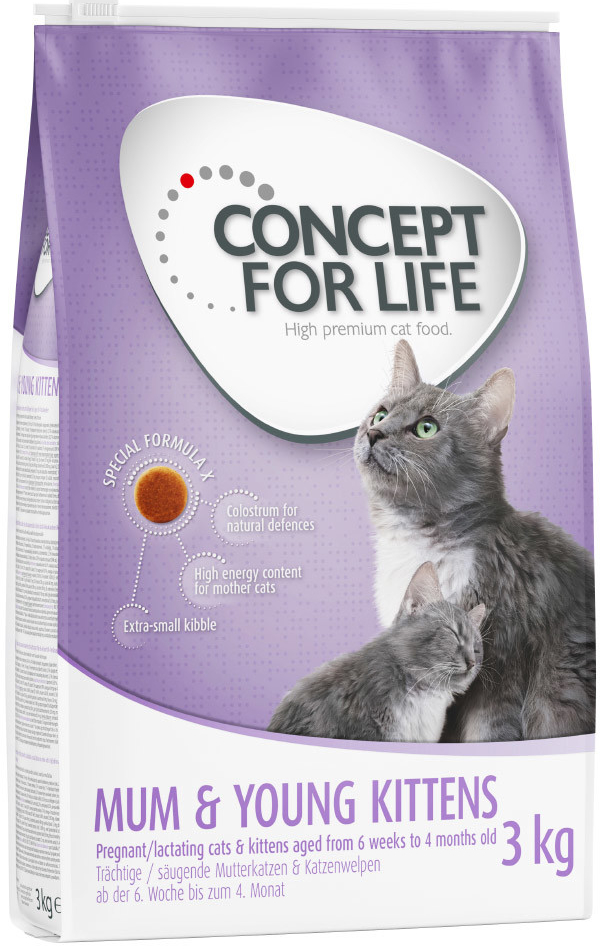 Concept for Life Mum & Young Kittens Vylepšená receptura 3 kg