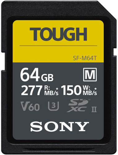 SONY SFM64T/micro SDXC/64GB/277MBps/UHS-II U3