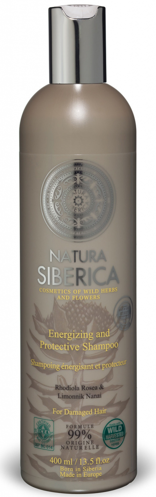 Natura Siberica šampon Energie a zpevnění pro poškozené vlasy 400 ml